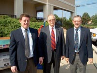 [Gideons three (l-r): Steve Coffey, Tom Moore, Gene Mesley.]